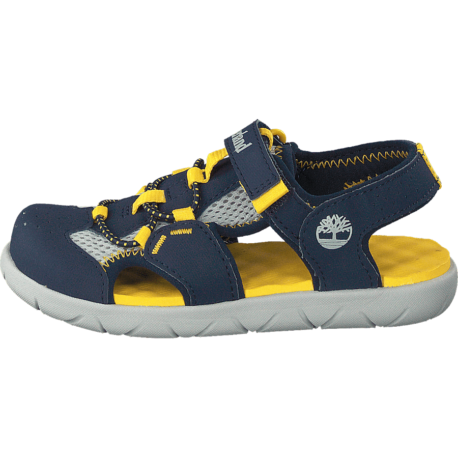 Perkins Row Fisherman Navy/yellow