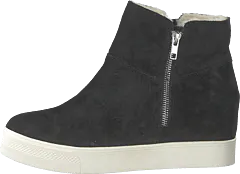 Steve Madden - Wanda Wedge Sneaker Black Suede