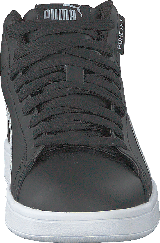 Smash V2 Mid Puretex Jr Puma Black-puma White