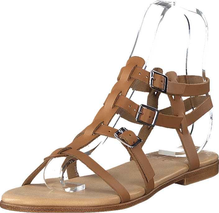 Bianco - Caia Leather Sandal 240 - Cognac