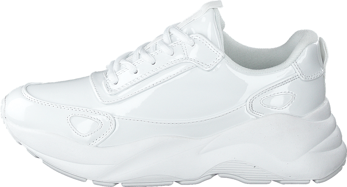 Becky Patent Sneaker 803 - White 3