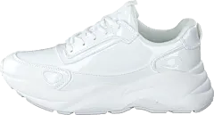Bianco - Becky Patent Sneaker 803 - White 3