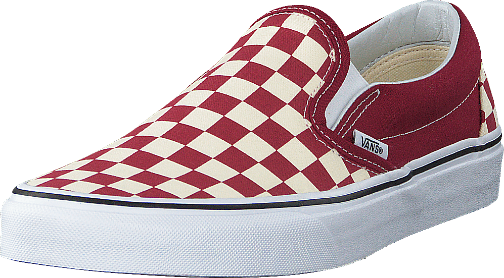 Ua Classic Slip-on (checkerboard) Rumba Red/