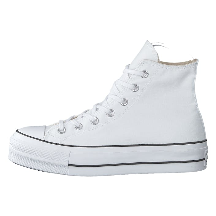 Chuck Taylor All Star Lift Hi White/black/white, Female, Topánky, Tenisky, vysoké tenisky, Biely, EU 40
