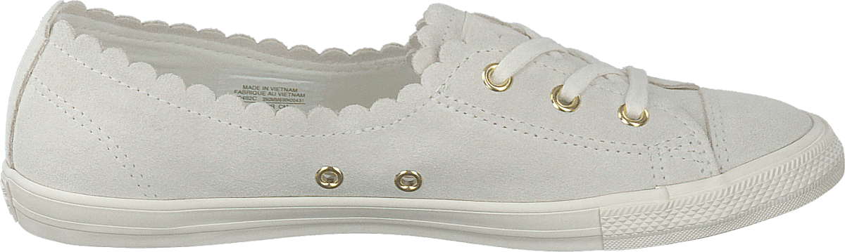 Chuck Taylor Ballet Lace Egret/gold/egret