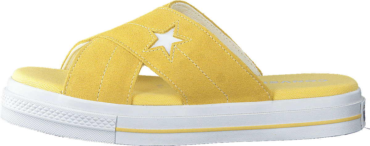 One Star Sandal Butter Yellow/egret/white
