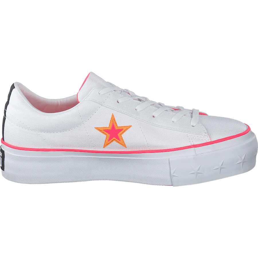 One Star Platform White / Racer Pink / Orange - Bild 2