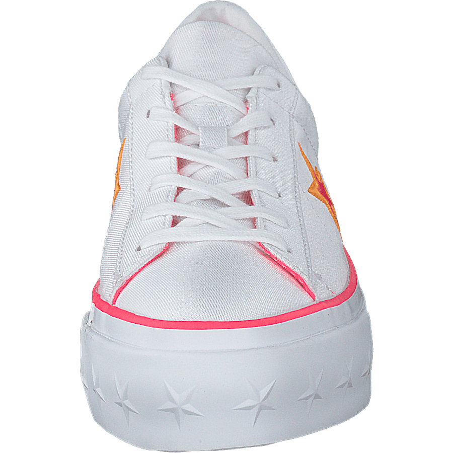 One Star Platform White / Racer Pink / Orange - Bild 4