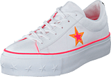 One Star Platform White / Racer Pink / Orange - Bild 9