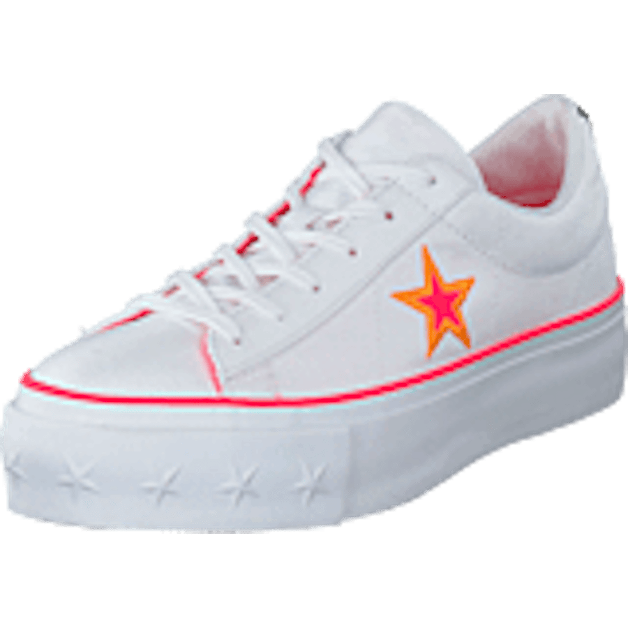 One Star Platform White / Racer Pink / Orange - Bild 9