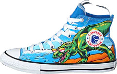 Converse - Chuck Taylor Hi Dinoverse Totally Blue/black/white