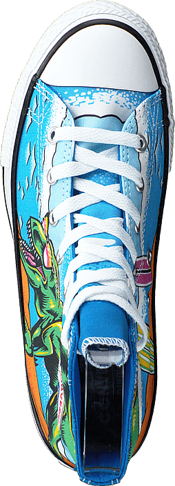 Converse - Chuck Taylor Hi Dinoverse Totally Blue/black/white
