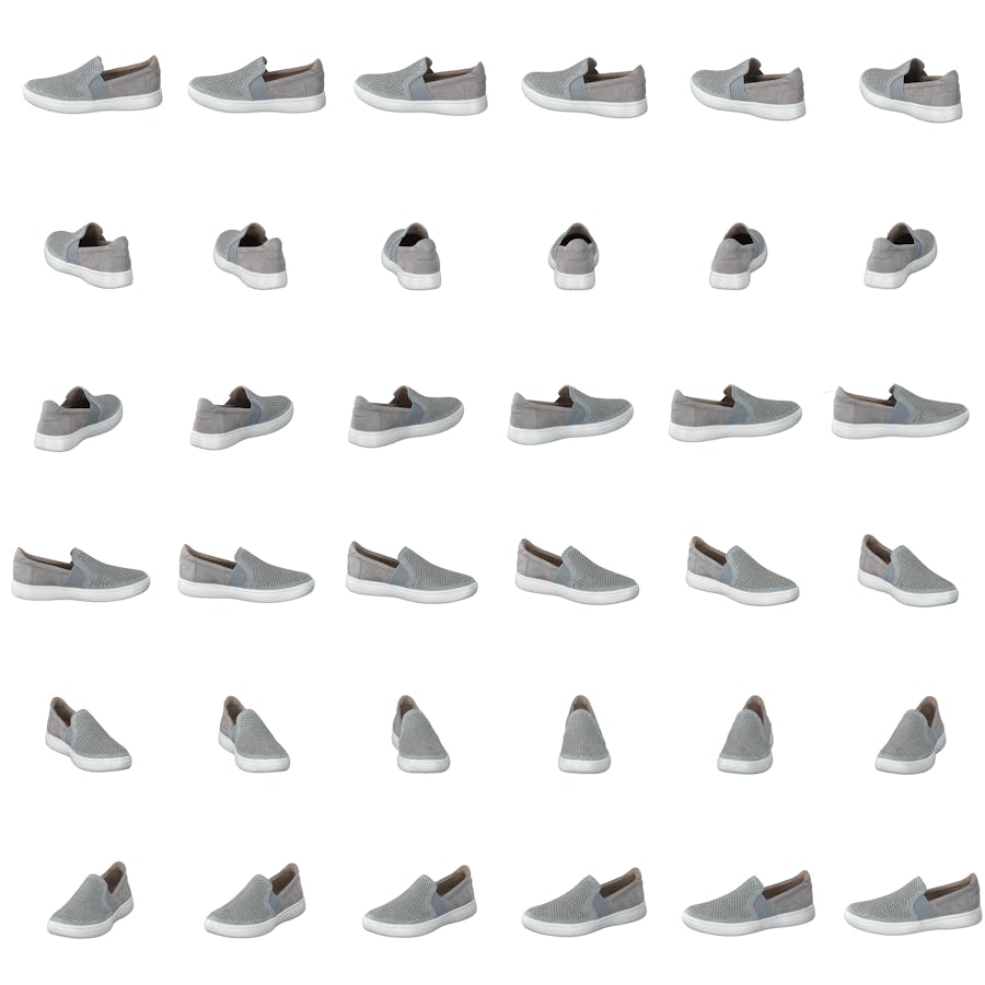 Cl Ariell Goreslipon Grey/blue Kid Suede - Bild 8