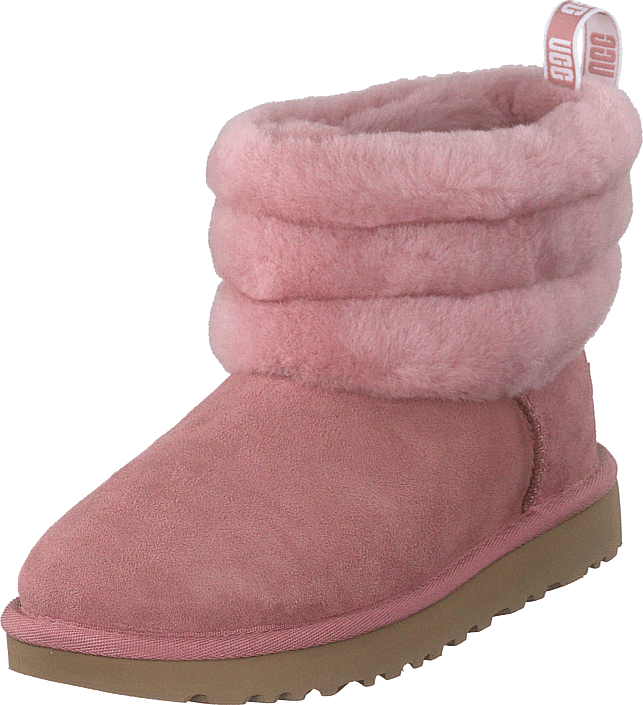pink uggs fluff mini