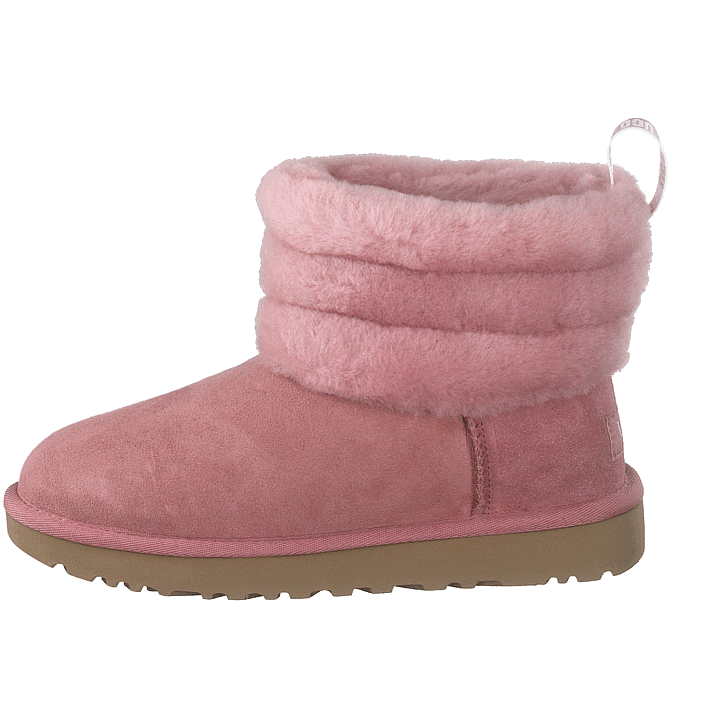 ugg fluff mini quilted pink