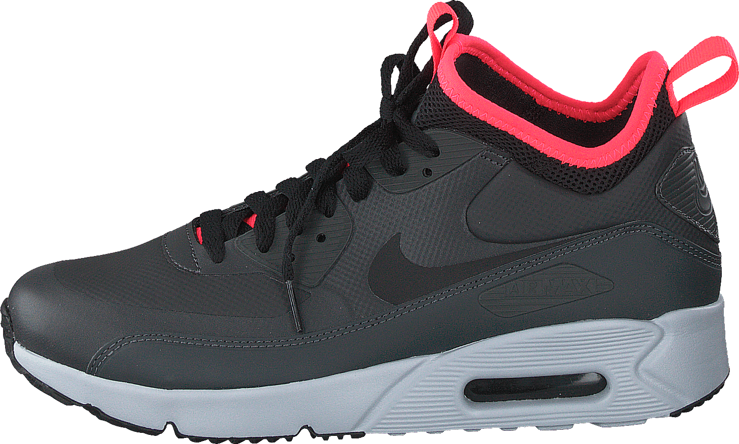 Air Max 90 Ultra Mid Winter Anthracite solar Red black Shoes for