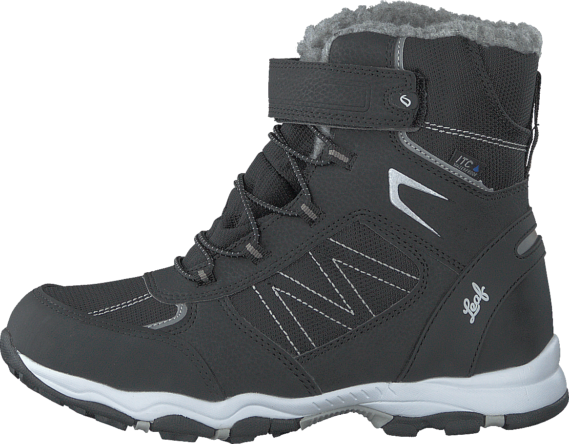 Berget Black, Unisex, Shoes, Boots, hiking boots, Grey/Black, EU 36