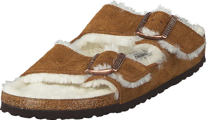 birkenstock shearling mink