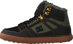 DC Shoes - Pure High-top Wc Wnt Black/olive