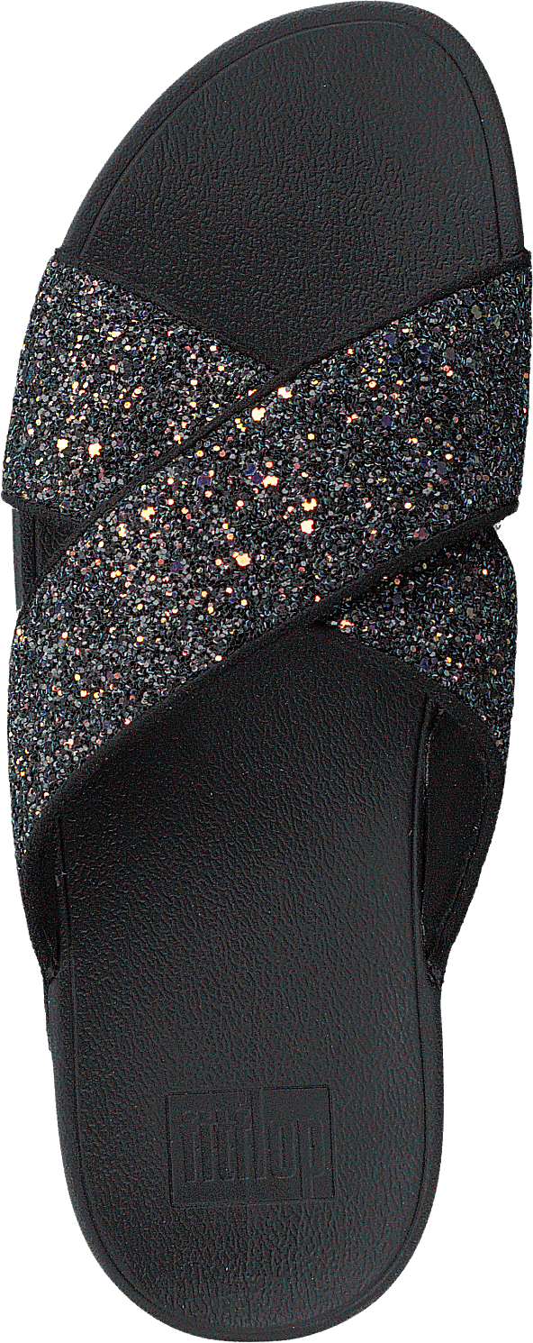Lulu Slide Glitter All Black