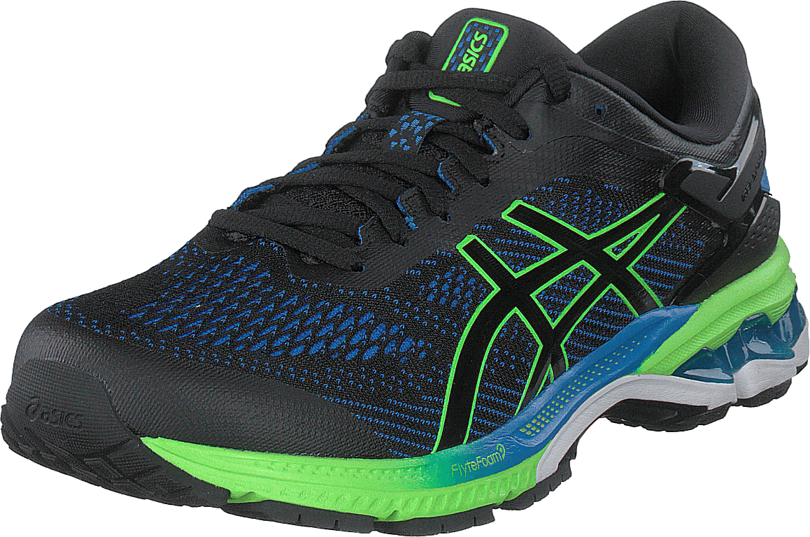 Gel-kayano 26 Black/electric Blue