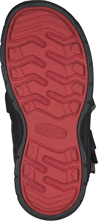 Keen - Hikeport Mid Strap Wp Black/bright Red