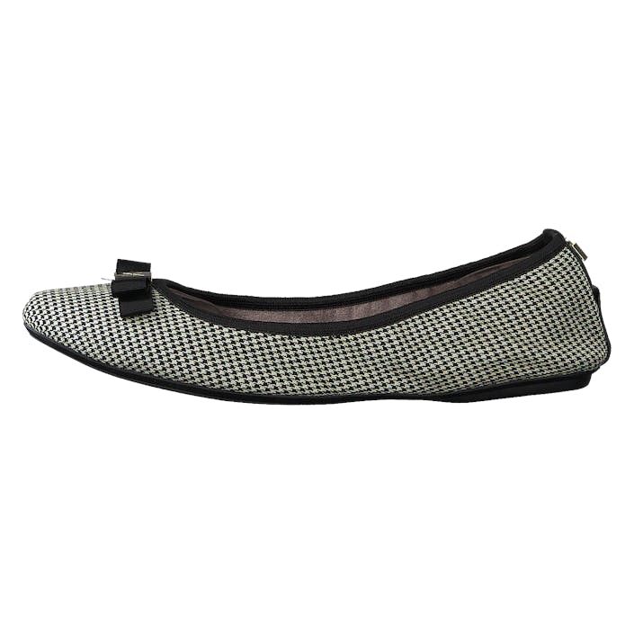 Jasmine Houndstooh, Female, Buty, Płaskie buty, baleriny, Szary, EU 37