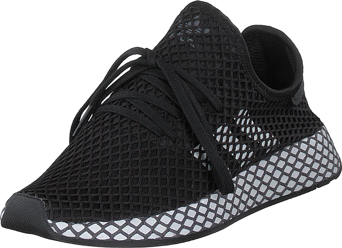 adidas deerupt runner black and white