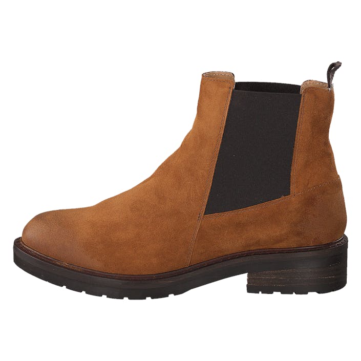 Jemma Wool Tan Suede, Female, Schoenen, Laarzen, chelsea boots, Bruin, EU 40
