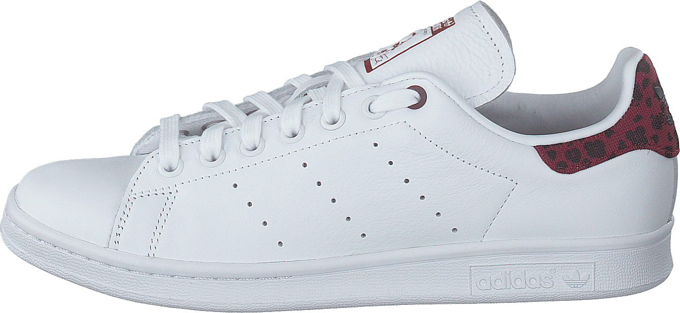 Stan Smith W Ftwr White/collegiate Burgundy, Female, Topánky, Tenisky, Tenisky, Biely, EU 40