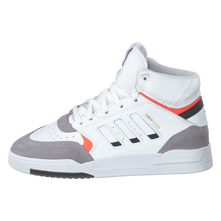 Drop Step C Ftwr White/light Granite/solar, Unisex, Sko, Sneakers, høye sneakers, Grå/Hvit, EU 30