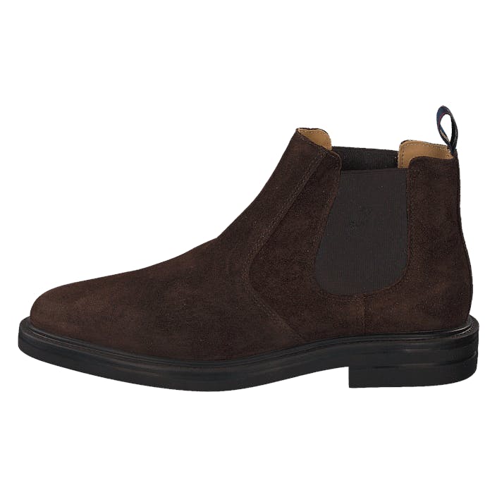 Fargo G46 Dark Brown Suede, Male, Scarpe, Stivaletti, chelsea boots, Marrone, EU 41
