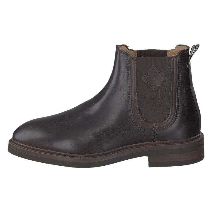 Martin Chelsea G46 Dark Brown, Male, Shoes, Boots, chelsea boots, Grey, UK 8