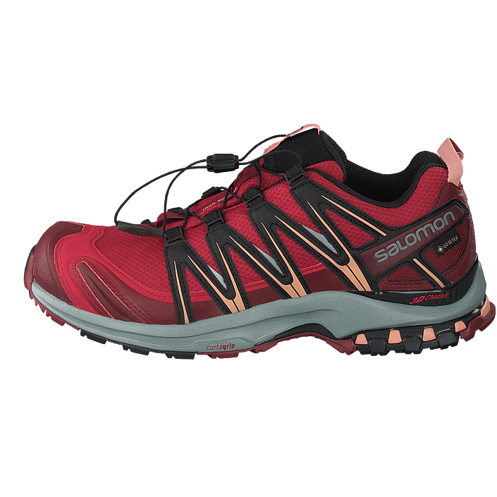 Buy Salomon Xa Pro 3d Gtx W Deep Claret Syrah Coral Almond Shoes Online Footway Co Uk
