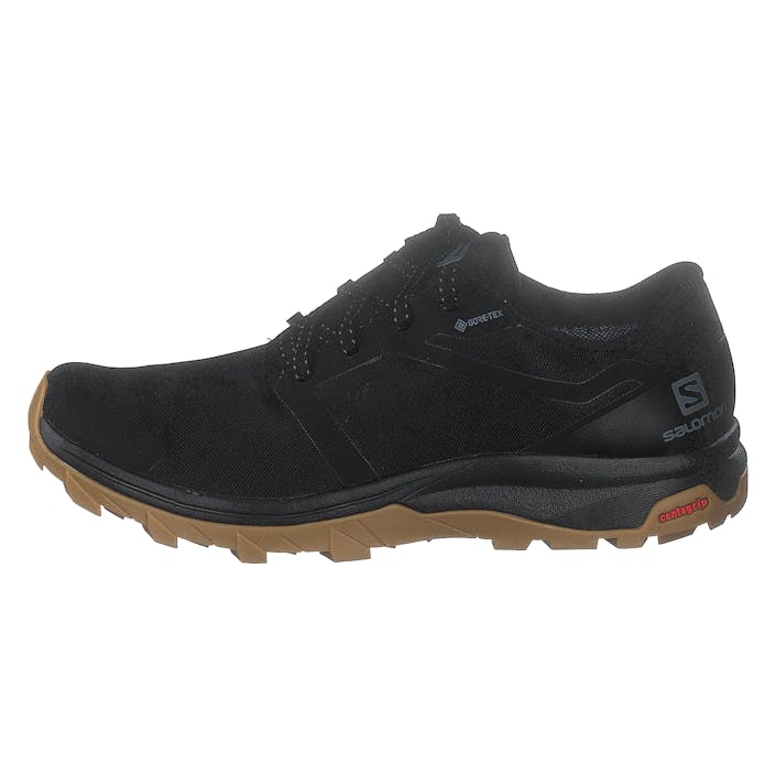 Outbound Gtx W Black/black/gum1a, Female, Topánky, Poltopánky, Tenisky, Čierna, UK 5