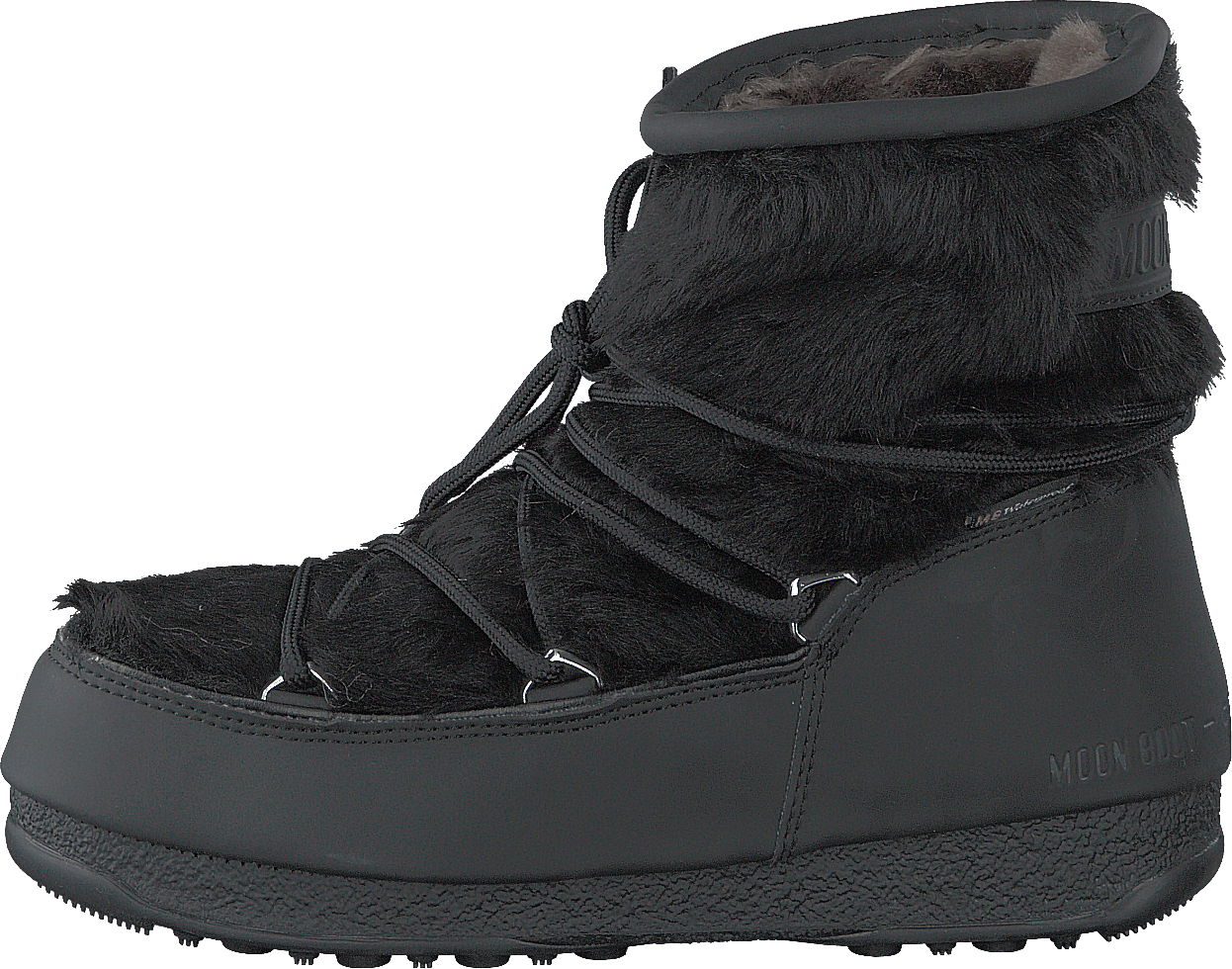 Monaco Low Fur Wp Black, Female, Chaussures, Bottes, bottes d'hiver, Noir, EU 35