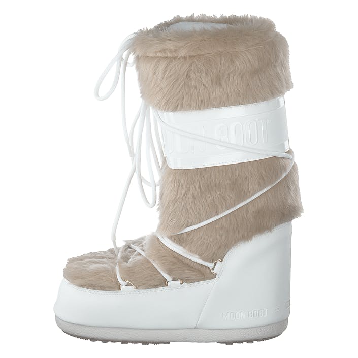 Classic Faux Fur White, Female, Shoes, Boots, winter boots, Brown/Beige, EU 35/38
