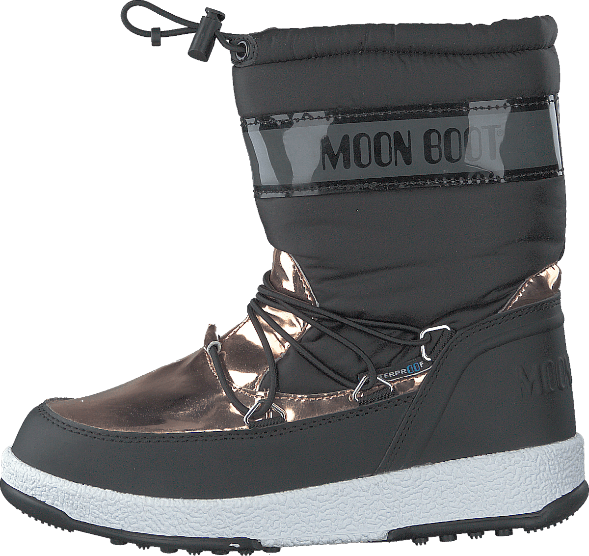 MB MOON BOOT JR GIRL SOFT WP BLACK-COPPER