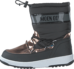 Moon Boot - MB MOON BOOT JR GIRL SOFT WP BLACK-COPPER