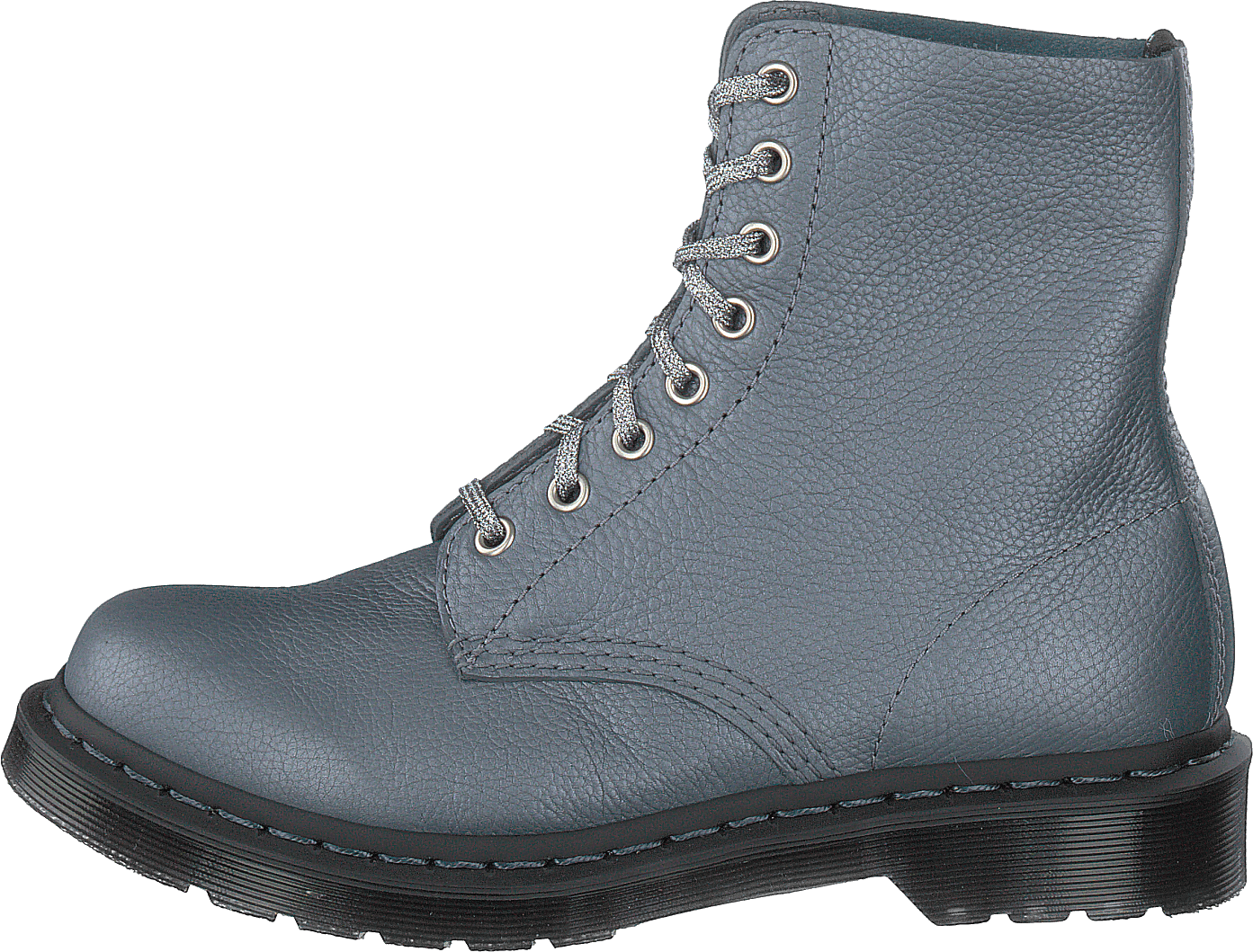 Pascal Metallic Gunmetal, Female, Topánky, Členkové topánky, Členkové topánky, Modrá, EU 40