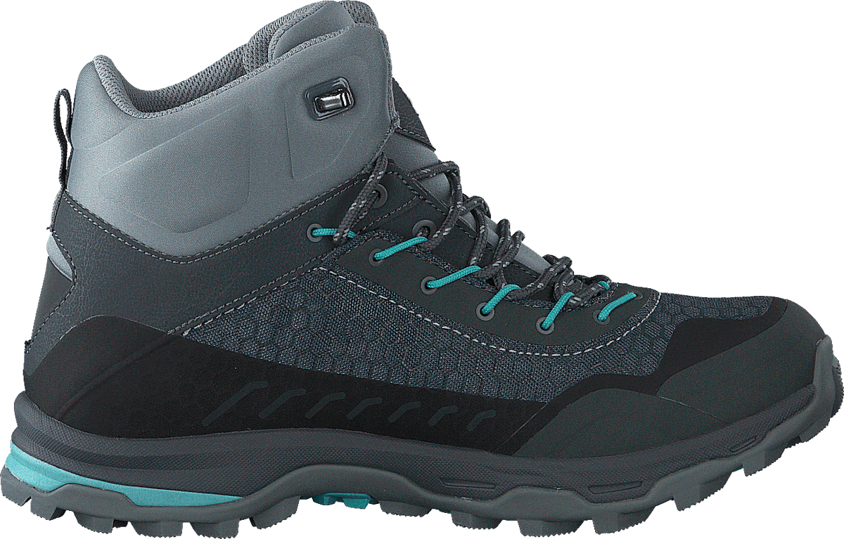 Rask Warm Gtx W Charcoal/turquoise