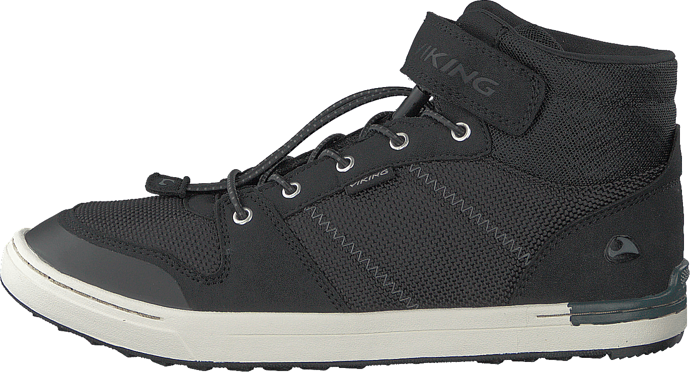 Loren Mid Black/white, Unisex, Schoenen, Sneakers, hoge sneakers, Zwart, EU 36