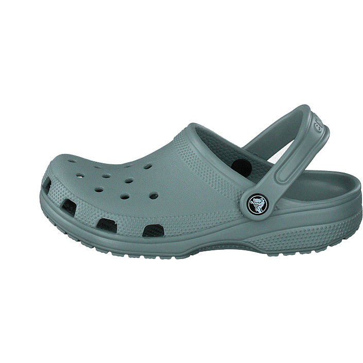 dusty green crocs