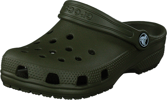 army green crocs