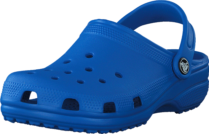 bright blue crocs