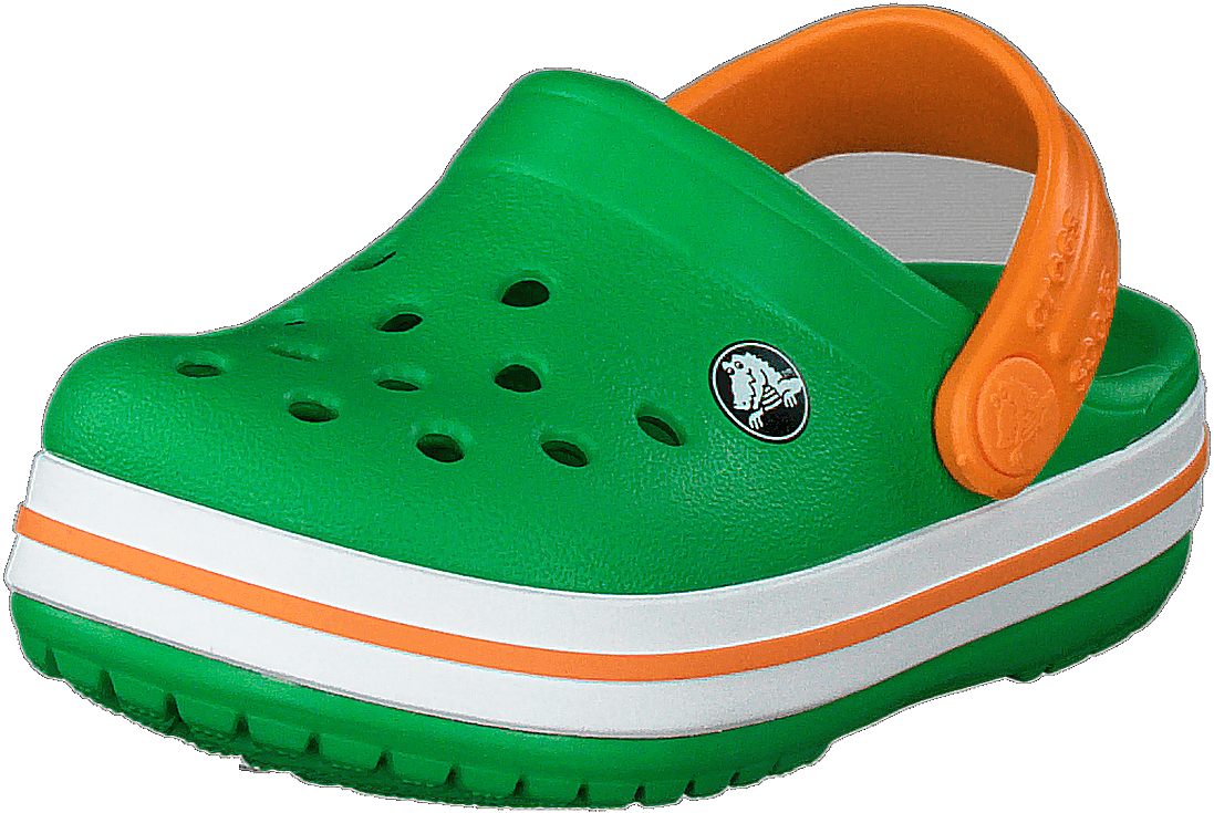 Crocband Clog K Grass Green/white/blazing Oran