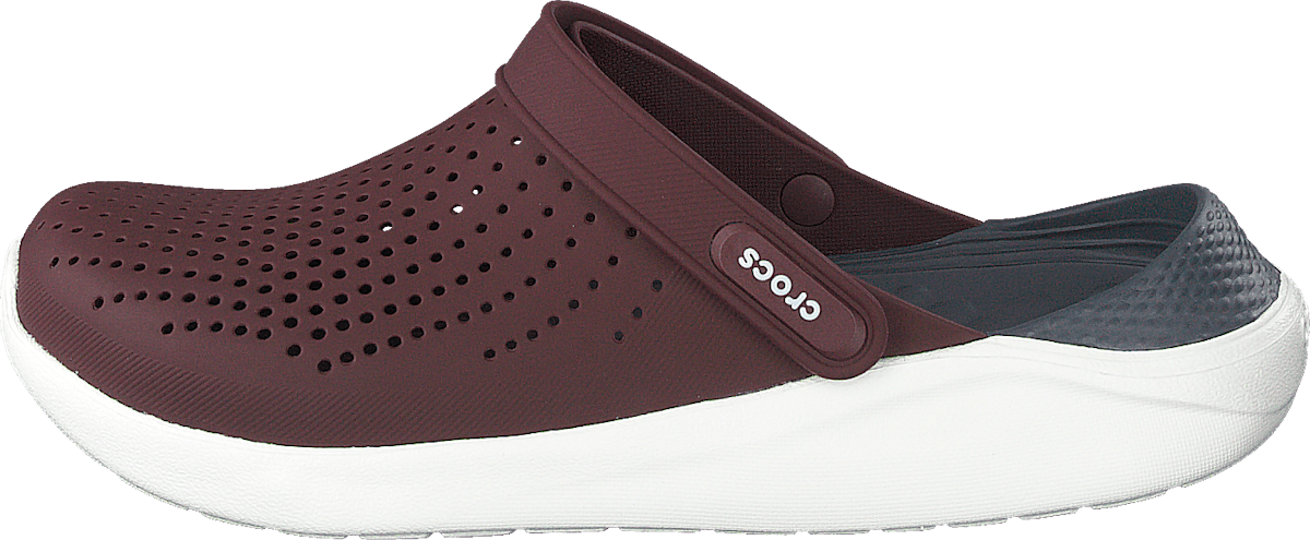 Literide Clog Burgundy/white