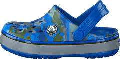 Crocs - Cb Camo Reflect Band Clog K Bright Cobalt