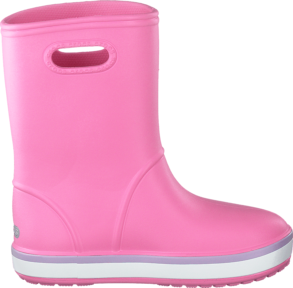 Crocband Rain Boot K Pink Lemonade/lavender