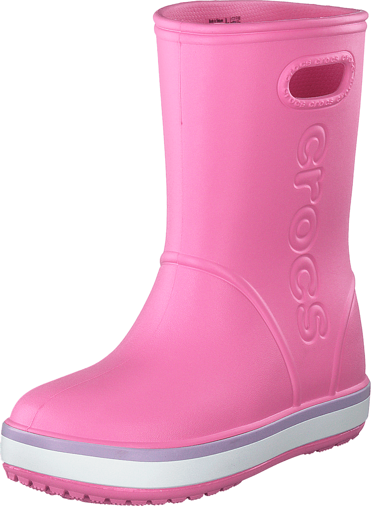 Crocband Rain Boot K Pink Lemonade/lavender